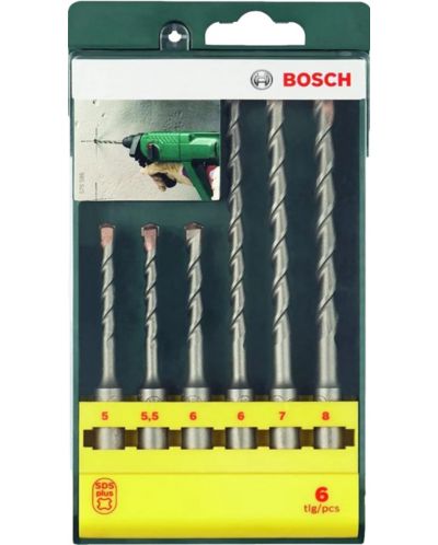 Σετ τρυπανιού Bosch - SDS-Plus-1, 6 εξαρτήματα - 2