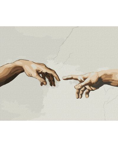 Σετ ζωγραφικής με αριθμούς  Ideyka - Δημιουργία Michelangelo, 40 x 50 - 1