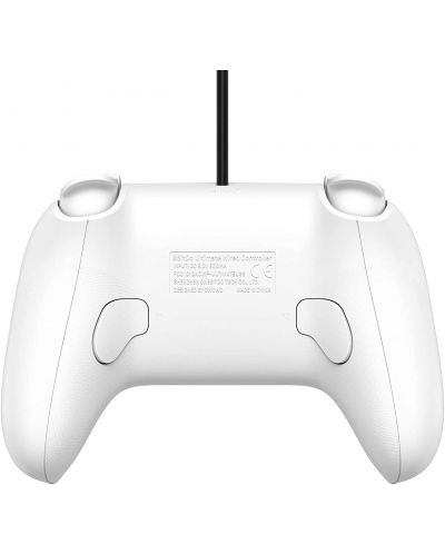 Χειριστήριο 8BitDo - Ultimate Wired, για Nintendo Switch/PC, White - 2