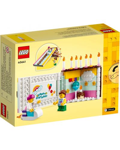 Κατασκευαστής LEGO Iconic - Τούρτα γενεθλίων(40641) - 2
