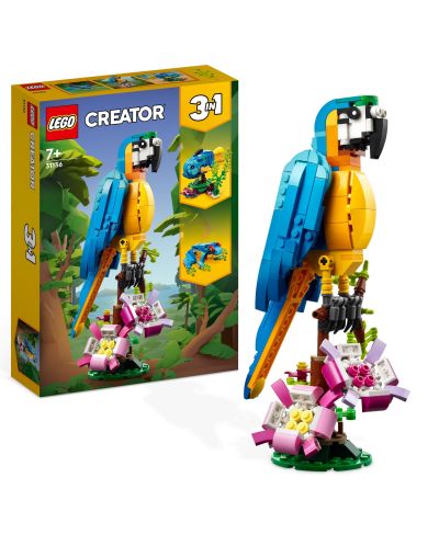 Κατασκευαστής 3 σε 1 LEGO Creator - Εξωτικός παπαγάλος (31136) - 2