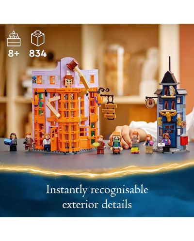 Κατασκευαστής LEGO Harry Potter - Τα μαγικά αστεία των μαγισσών του Ουέσλι (76422)  - 4