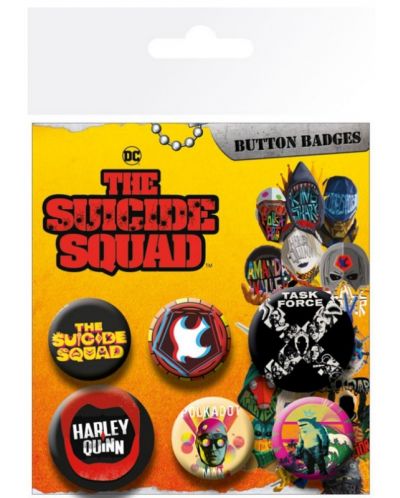 Σετ κονκάρδες ABYstyle DC Comics: The Suicide Squad - Emblems  - 1