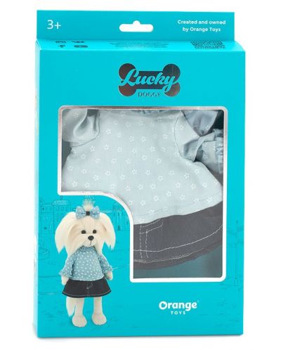 Σετ ρούχων κούκλας Orange Toys Lucky Doggy - Τζιν καλοκαίρι - 4