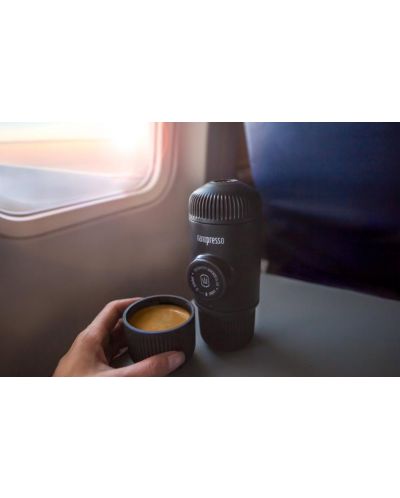 Σετ Wacaco - Nanopresso Classic + προσαρμογέα για Nespresso κάψουλες, μαύρο - 3