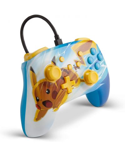 Controller PowerA - Enhanced, ενσύρματο, για  Nintendo Switch, Pokemon: Pikachu Charge - 2