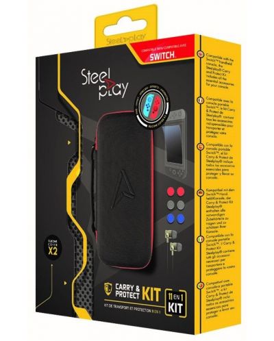 Steelplay Κιτ Προστασίας 11 σε 1 Carry & Protect Kit (Nintendo Switch) - 1