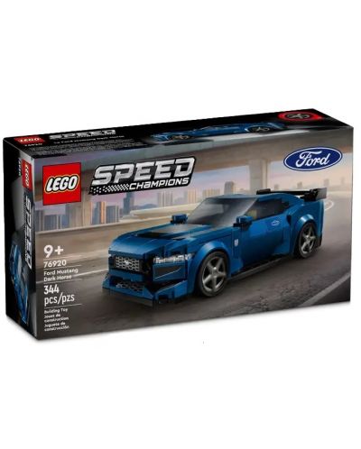 Κατασκευαστής LEGO Speed Champions - Ford Mustang Dark Horse (76920) - 1
