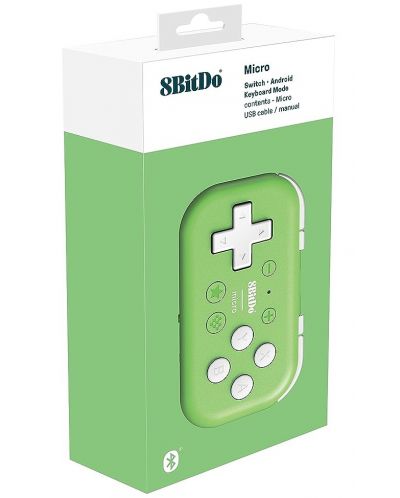Χειριστήριο  8BitDo - Micro Bluetooth Gamepad, πράσινο - 7