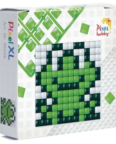 Δημιουργικό σετ με εικονοστοιχεία Pixelhobby - XL, Βάτραχος - 1