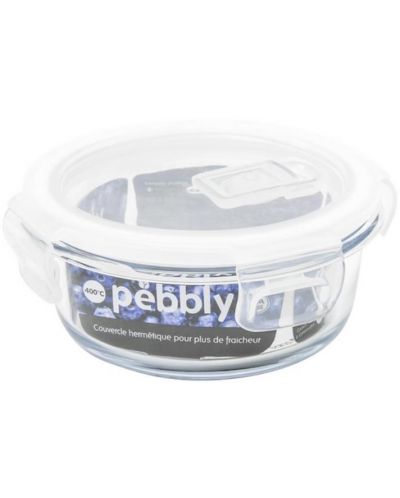 Κουτί φαγητού στρογγυλό  Pebbly - 400 ml, 13.5 х 5.5 cm - 1