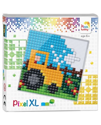 Δημιουργικό σετ με εικονοστοιχεία Pixelhobby - XL, Τρακτέρ - 1