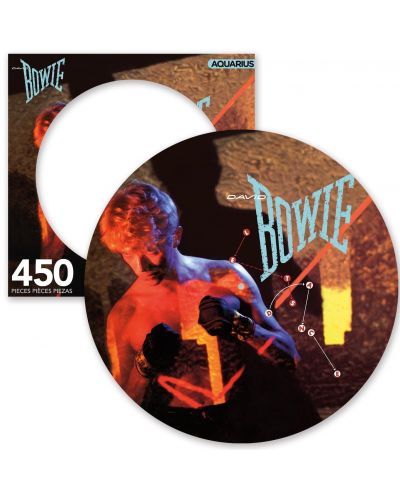 Στρογγυλό παζλ Aquarius από 450 κομμάτια - David Bowie - 1