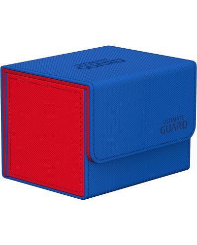 Κουτί για κάρτες Ultimate Guard Sidewinder XenoSkin Synergy - Blue/Red(100+ бр.) - 1