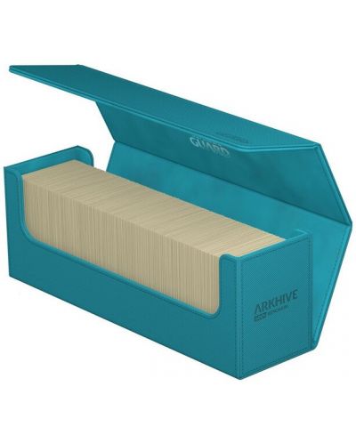 Κουτί αποθήκευσης καρτών Ultimate Guard Arkhive XenoSkin - Monocolor Petrol (400+ τεμ .) - 1