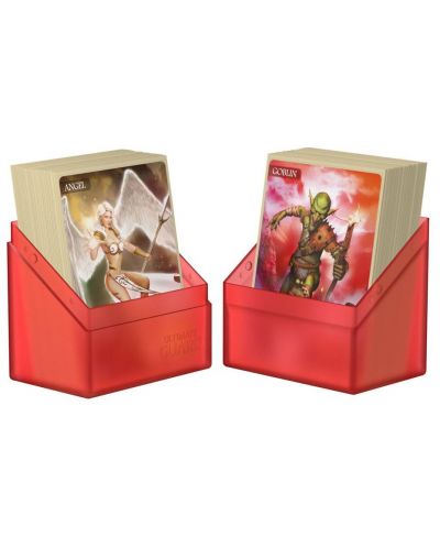 Κουτί για χαρτιά Ultimate Guard Boulder Deck Case - Standard Size - κόκκινο (80 τεμ.) - 4