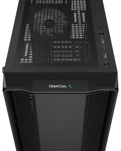 Κουτί  DeepCool - CC560 v2, mid tower,  μαύρο/διαφανές - 8