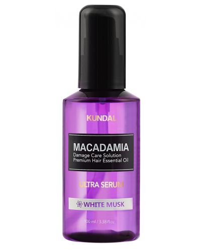 Kundal Ορός μαλλιών  Macadamia, Λευκός μόσχος, 100 ml - 1