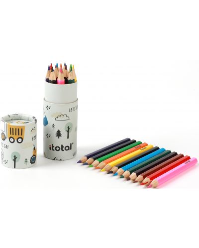 Κουτί με μολύβια I-Total Truck - 12 χρώματα - 3