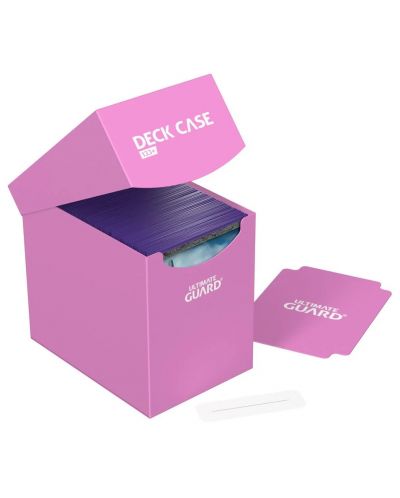 Κουτί καρτών Ultimate Guard Deck Case Standard Size - Ροζ (133+ τεμ.) - 3