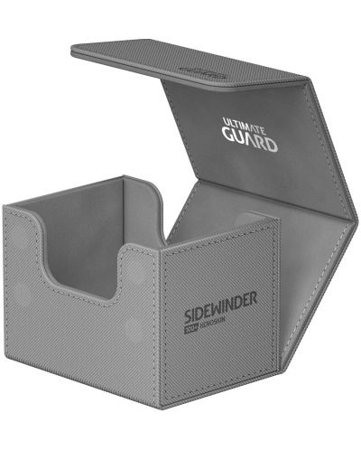 Κουτί καρτών  Ultimate Guard Sidewinder XenoSkin Monocolor - γκρι  (100+) - 2