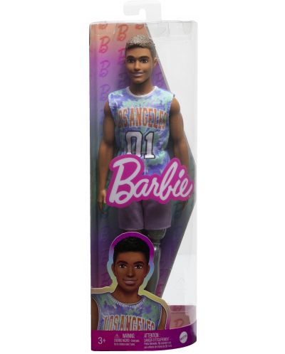 Кукла Barbie Fashionistas - 212, Ken, με μπλουζάκι Los Angeles - 6