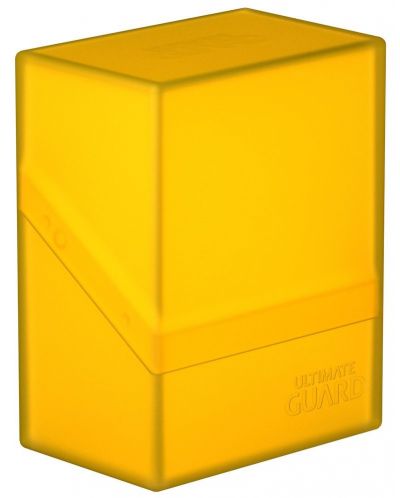 Κουτί για κάρτες Ultimate Guard Boulder Deck Case - Standard Size, κίτρινο (80 τεμάχια) - 1