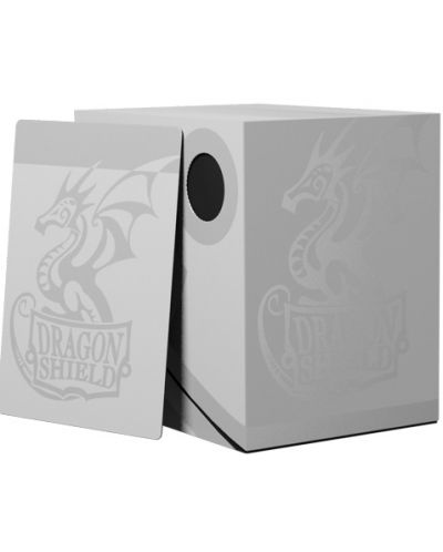 Κουτί για κάρτες Dragon Shield Double Shell - Ashen White/Black (150 τεμ.) - 2