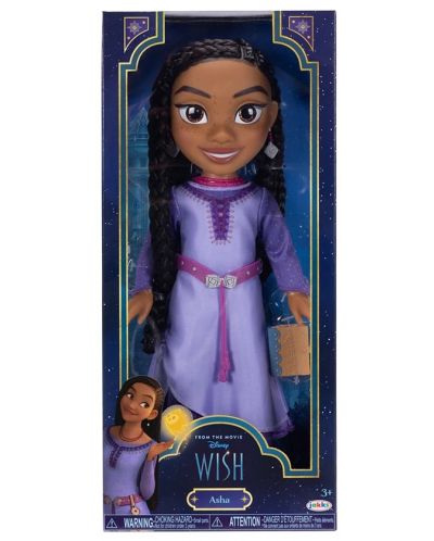 Κούκλα Jakks Pacific Disney Princess - Asha, 38 cm - 1