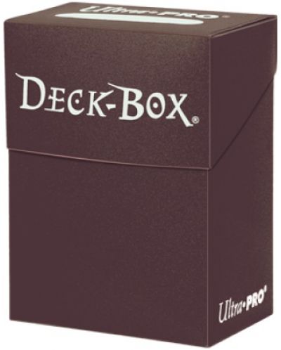 Κουτί καρτών  Ultra Pro Deck Case Standard Size - Brown (80 τεμ.) - 1