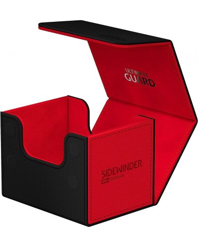 Κουτί καρτών  Ultimate Guard Sidewinder 100+ XenoSkin Synergy - Black/Red - 4