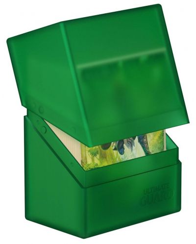 Κουτί για χαρτιά Ultimate Guard Boulder Deck Case - Standard Size - πράσινο (80 τεμ.) - 2