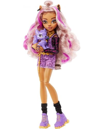 Κούκλα Monster High - Claudine, με κατοικίδιο και αξεσουάρ - 2