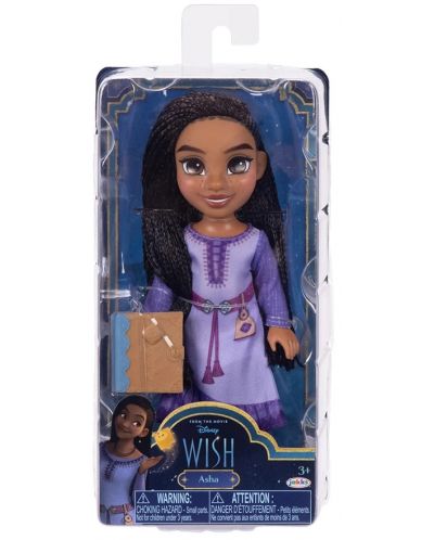 Κούκλα Jakks Pacific Disney Princess - Asha, 15 cm - 1