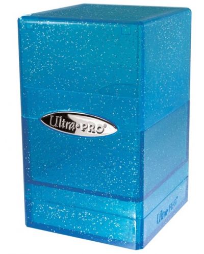 Κουτί καρτών Ultra Pro Satin Tower - Glitter Blue (100+ τεμ.) - 1