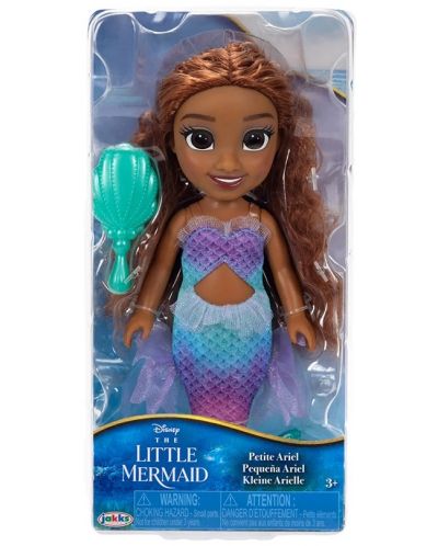 Κούκλα Jakks Pacific - Ariel, 15 cm - 4