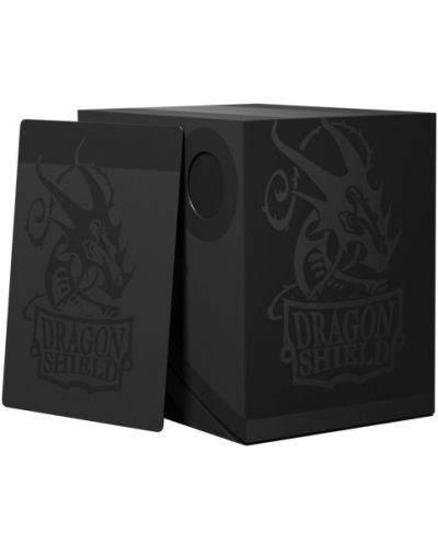 Κουτί για κάρτες Dragon Shield Double Shell - Shadow Black/Black (150 τεμ.) - 2