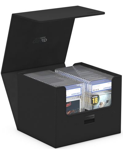 Κουτί καρτών Ultimate Guard Minthive XenoSkin - Μαύρο (30+ τεμ.) - 3