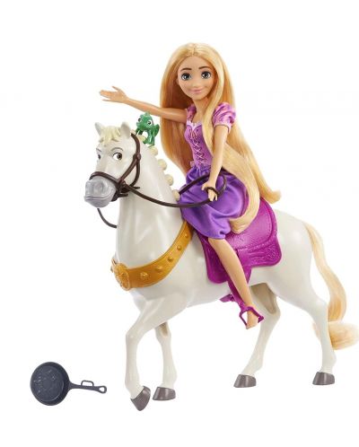 Κούκλα Disney -Ραπουνζέλ με άλογο - 2
