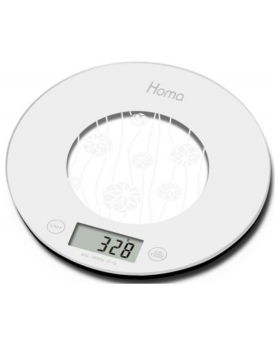Ζυγαριά κουζίνας Homa - HS-10, 10 κιλά, άσπρη - 1
