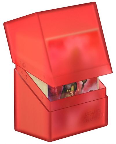 Κουτί για χαρτιά Ultimate Guard Boulder Deck Case - Standard Size - κόκκινο (80 τεμ.) - 2