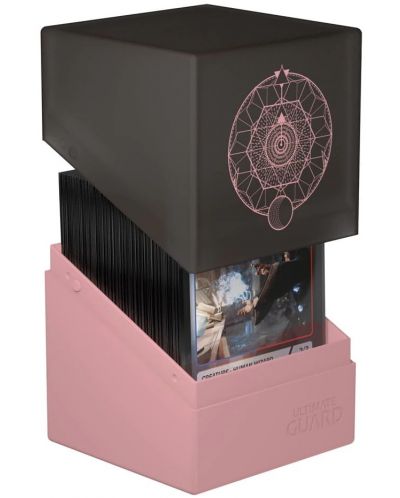 Κουτί για κάρτες Ultimate Guard Druidic Secrets Fatum Boulder Deck Case -  Ash pink (100+ τεμ.) - 2