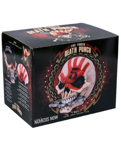 Κουτί αποθήκευσης Nemesis Now Music: Five Finger Death Punch - Skull - 6