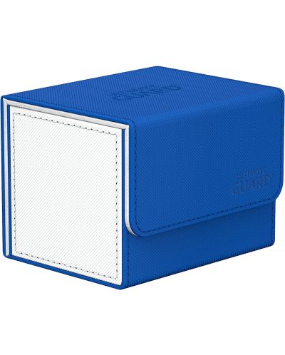 Κουτί καρτών Ultimate Guard Sidewinder 100+ XenoSkin SYNERGY - Blue/White - 1