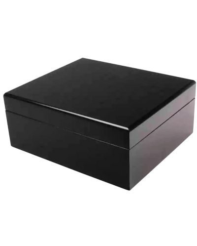 Κουτί πούρων (humidor)WinJet - Με τασάκι, θήκη και ψαλίδι, μαύρο - 2