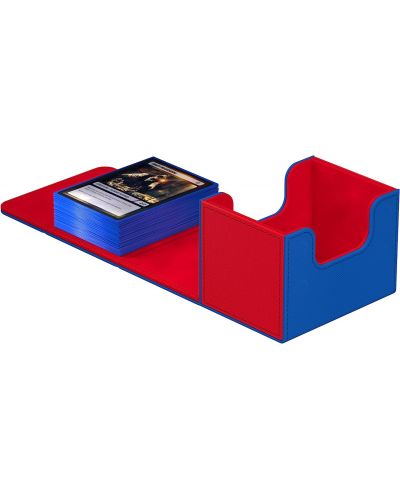 Κουτί για κάρτες Ultimate Guard Sidewinder XenoSkin Synergy - Blue/Red(100+ бр.) - 3