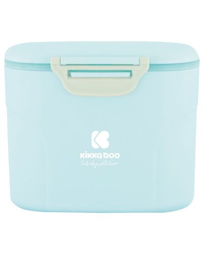 Κουτί αποθήκευσης ξηρού γάλακτος  Kikka Boо - Μπλε με κουτάλι, 160 g - 1