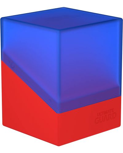 Κουτί καρτών Ultimate Guard Boulder Deck Case Synergy - Μπλε/Κόκκινο (100+ τεμ.) - 1