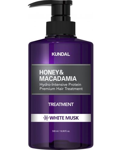 Kundal Conditioner μαλλιών Honey &Macadamia, White musk, 500 ml - 1