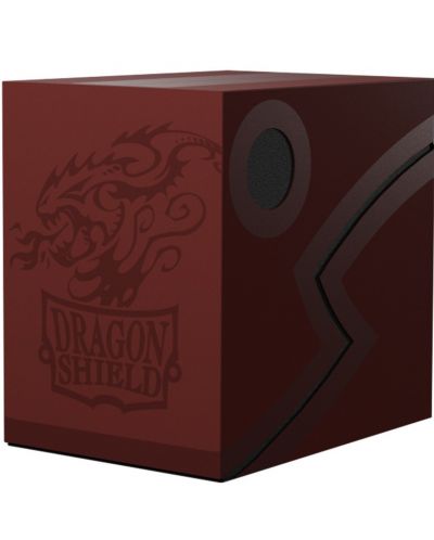 Κουτί για κάρτες Dragon Shield Double Shell - Blood Red/Black (150 τεμ.) - 1